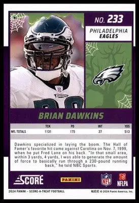 2024 Score-A-Treat - Green Bats Base Brian Dawkins Philadelphia Eagles 233 - Football Card Single
