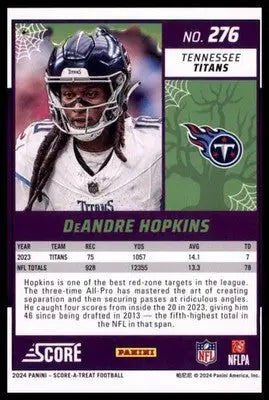2024 Score-A-Treat - Green Bats Base DeAndre Hopkins Tennessee Titans 276 - Football Card Single