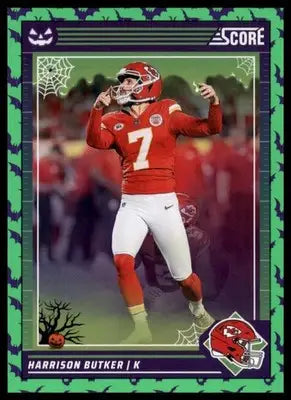 2024 Score-A-Treat - Green Bats Base Harrison Butker Kansas City Chiefs 140