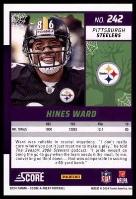 2024 Score-A-Treat - Green Bats Base Hines Ward Pittsburgh Steelers 242 - Football Card Single