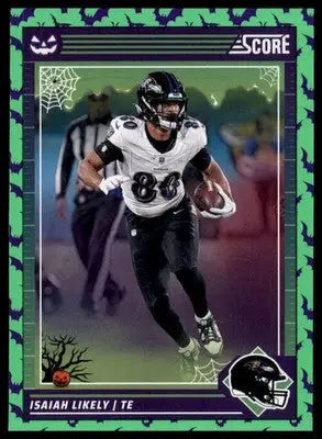 2024 Score-A-Treat - Green Bats Base Isaiah Likely Baltimore Ravens 21 - Football Card Single