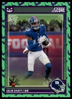 2024 Score-A-Treat - Green Bats Base Jalin Hyatt New York Giants 208 - Football Card Single