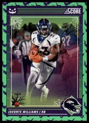 2024 Score-A-Treat - Green Bats Base Javonte Williams Denver Broncos 85 - Football Card Single