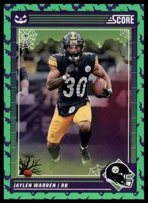 2024 Score-A-Treat - Green Bats Base Jaylen Warren Pittsburgh Steelers 240 - Football Card Single