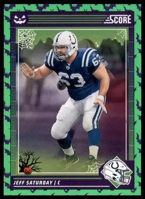 2024 Score-A-Treat - Green Bats Base Jeff Saturday Indianapolis Colts 125 - Football Card Single