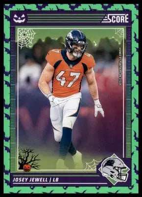 2024 Score-A-Treat - Green Bats Base Josey Jewell Carolina Panthers 88 - Football Card Single