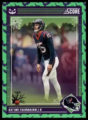 2024 Score-A-Treat - Green Bats Base Ka’imi Fairbairn Houston Texans 115 - Football Card Single