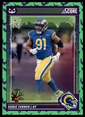 2024 Score-A-Treat - Green Bats Base Kobie Turner Los Angeles Rams 155 - Football Card Single