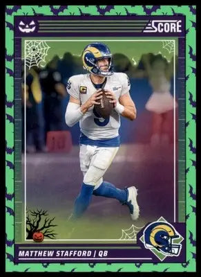 2024 Score-A-Treat - Green Bats Base Matthew Stafford Los Angeles Rams 154 - Football Card Single