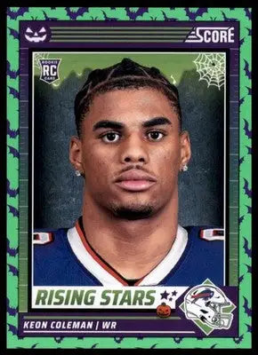 2024 Score-A-Treat - Rising Stars Green Bats Base Keon Coleman Buffalo Bills 32 - Football Card Single
