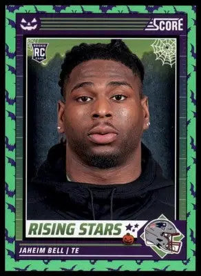 2024 Score-A-Treat - Rising Stars Green Bats Jaheim Bell New England Patriots 20 - Football Card Single