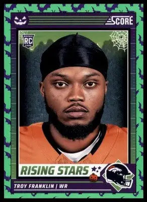 2024 Score-A-Treat - Rising Stars Green Bats Troy Franklin Denver Broncos 48 - Football Card Single