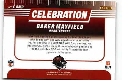 2024 Score #C-BMD Baker Mayfield Celebration - Football Card Single