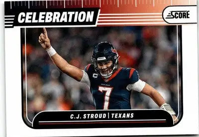 2024 Score #C-CSD C.J. Stroud Celebration - Football Card Single