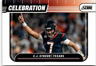 2024 Score #C-CSD C.J. Stroud Celebration - Football Card Single