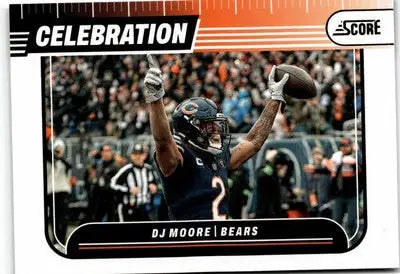 2024 Score #C-DME DJ Moore Celebration Red - Football Card Single
