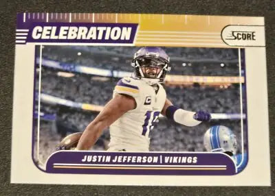 2024 Score #C-JJN Justin Jefferson Celebration - Football Card Single