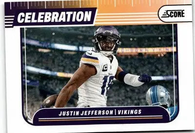 2024 Score #C-JJN Justin Jefferson Celebration - Football Card Single