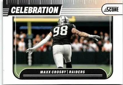 2024 Score #C-MCY Maxx Crosby Celebration - Football Card Single