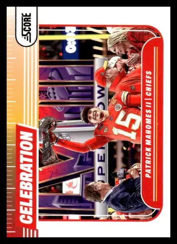 2024 Score Celebration #1 Patrick Mahomes II NM-MT Chiefs ID:75457 - Football Card Single