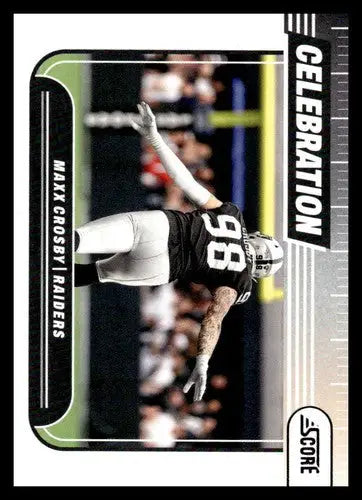 2024 Score Celebration #10 Maxx Crosby NM-MT LV Raiders ID:75463 - Football Card Single