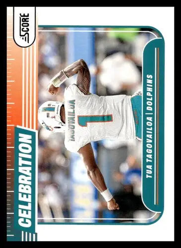 2024 Score Celebration #19 Tua Tagovailoa NM-MT Dolphins ID:75468 - Football Card Single