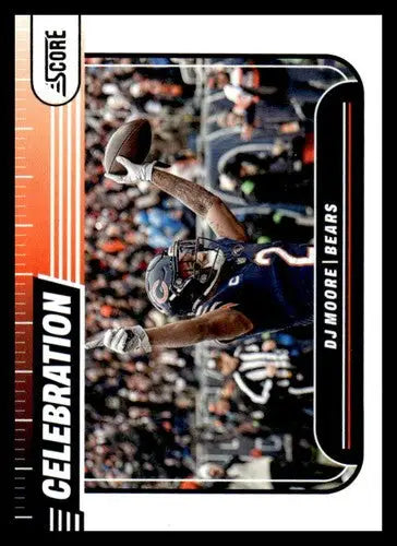 Original gloss 2024 Score Celebration DJ Moore NM-MT Bears football card