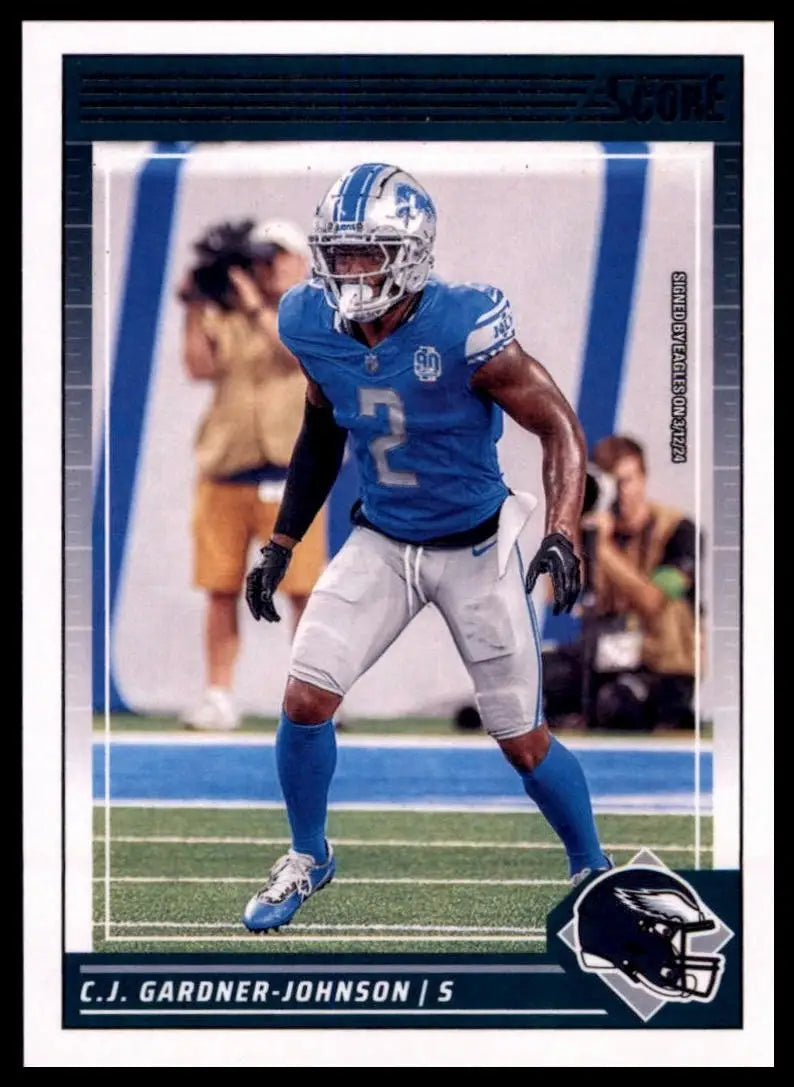 2024 Score CJ Gardner Johnson #97 Philadelphia Eagles Football Card NFL Sports - Football Card Single