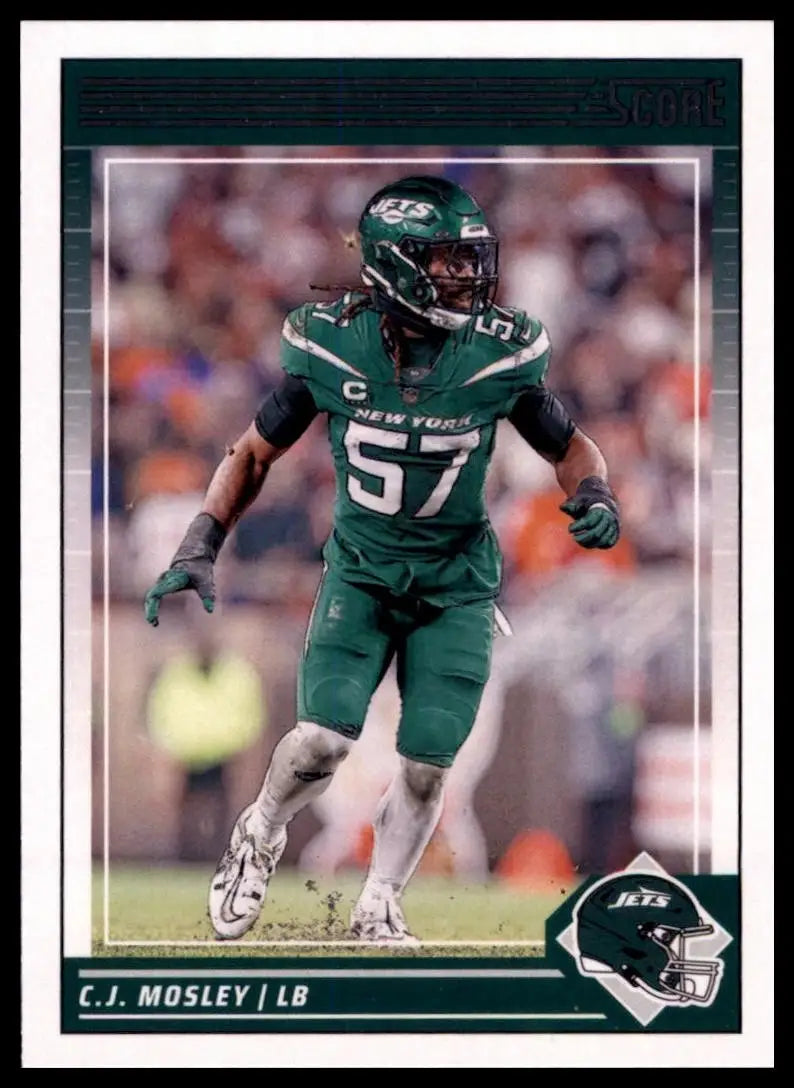 2024 Score CJ Mosley #223 New York Jets Football Card NFL Sports