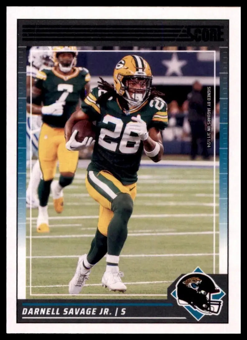 2024 Score Darnell Savage Jr #105 Jacksonville Jaguars Football Card NFL Sports - Football Card Single