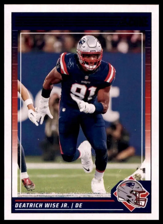 2024 Score Deatrich Wise Jr #193 New England Patriots Football Card NFL Sports - Football Card Single