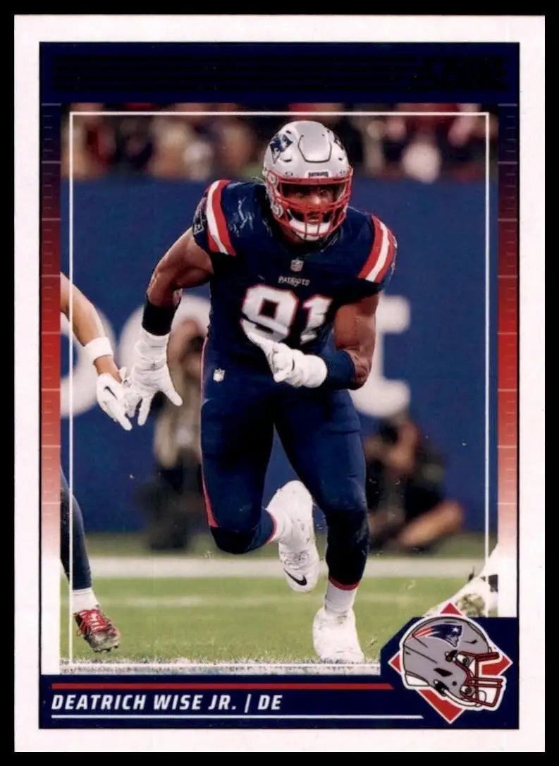 2024 Score Deatrich Wise Jr #193 New England Patriots Football Card NFL Sports - Football Card Single