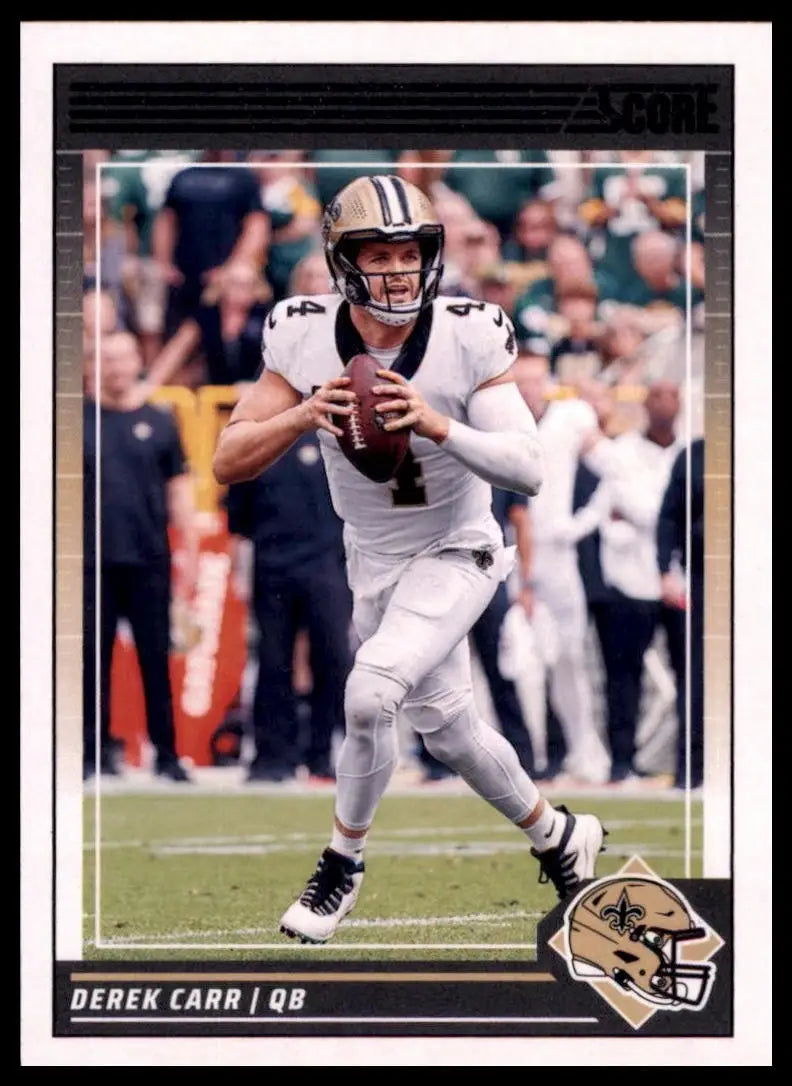2024 Score Derek Carr #199 New Orleans Saints Football Card NFL Sports - Football Card Single