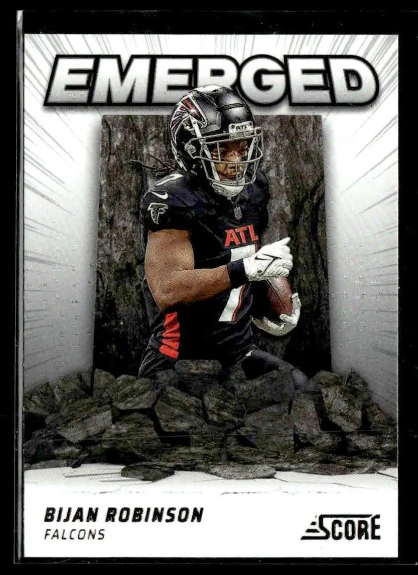 2024 Score #EM-BRN Bijan Robinson Emerged - Football Card Single
