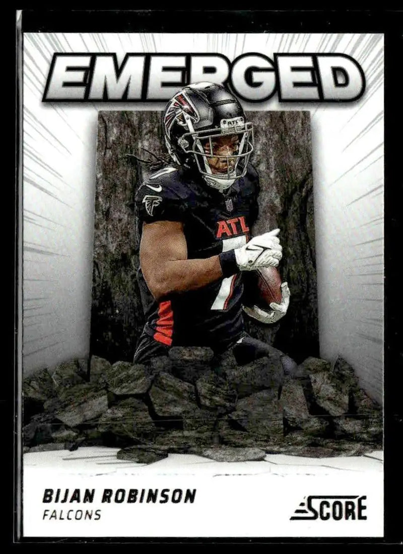 2024 Score #EM-BRN Bijan Robinson Emerged - Football Card Single