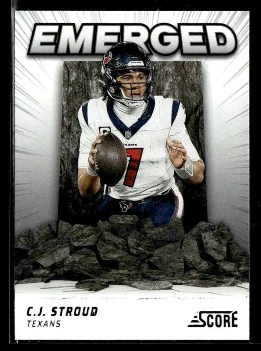 2024 Score #EM-CSD C.J. Stroud Emerged - Football Card Single
