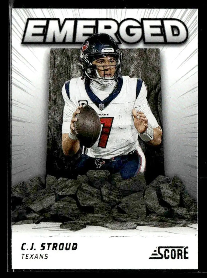 2024 Score #EM-CSD C.J. Stroud Emerged - Football Card Single