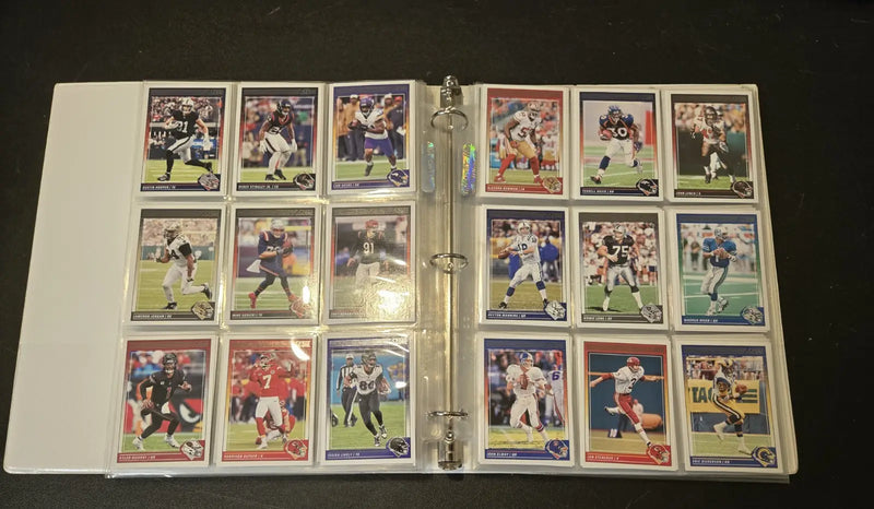 2024 Score Football Binder Lot 250+ Cards Stars Legends Base 1’’ Album - Sports Memorabilia