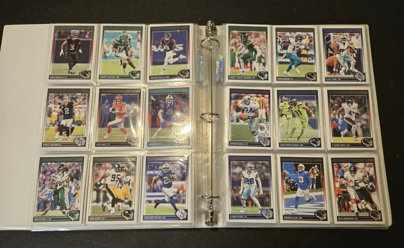 2024 Score Football Binder Lot 250+ Cards Stars Legends Base 1’’ Album - Sports Memorabilia