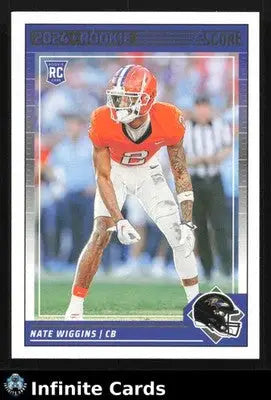 2024 Score Football NATE WIGGINS #320 RC Baltimore Ravens RC