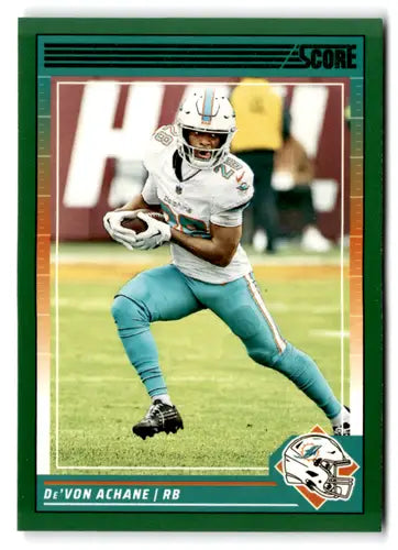 2024 Score Green #172 De’Von Achane NM-MT Dolphins ID:75500 - Football Card Single
