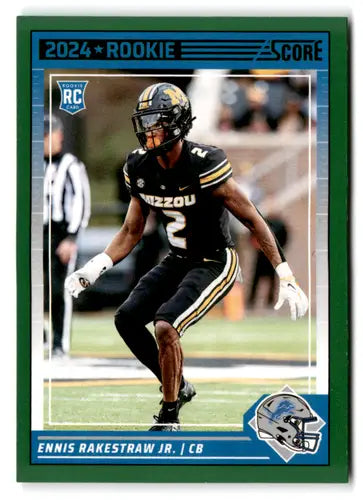 2024 Score Green #335 Ennis Rakestraw Jr. NM-MT RC Rookie Lions ID:75505 - Football Card Single