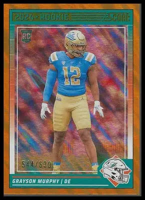 2024 Score Lava #388 Grayson Murphy Rookie #544/630 football - Football Card Single