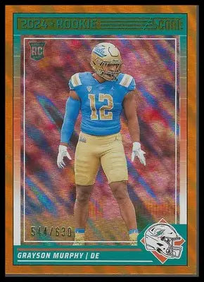 2024 Score Lava #388 Grayson Murphy Rookie #544/630 FOOTBALL - Football Card Single