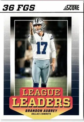 2024 Score #LL-BAY Brandon Aubrey League Leaders - Football Card Single