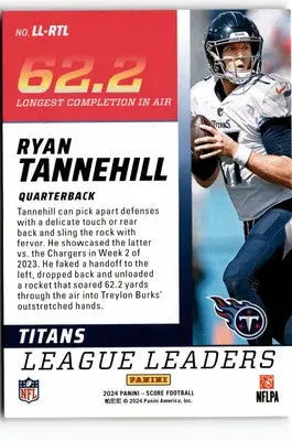2024 Score #LL-RTL Ryan Tannehill League Leaders - Football Card Single