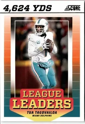 2024 Score #LL-TTA Tua Tagovailoa League Leaders - Football Card Single
