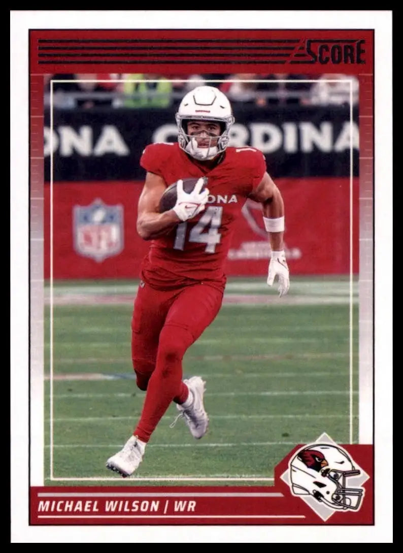 2024 Score Michael Wilson #7 Arizona Cardinals Football Card NFL Sports - Football Card Single