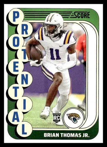 2024 Score Protential #21 Brian Thomas Jr. NM-MT Jaguars ID:75533 - Football Card Single