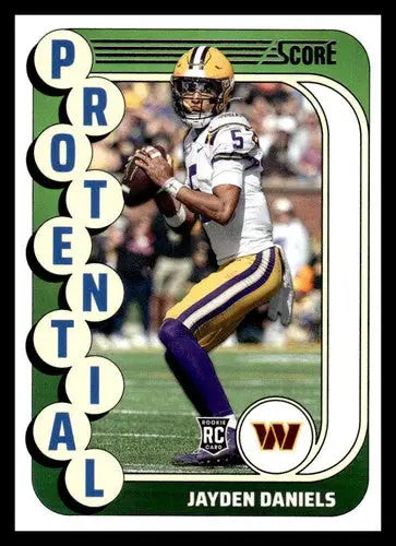 2024 Score Protential #3 Jayden Daniels NM-MT Commanders ID:75520 - Football Card Single